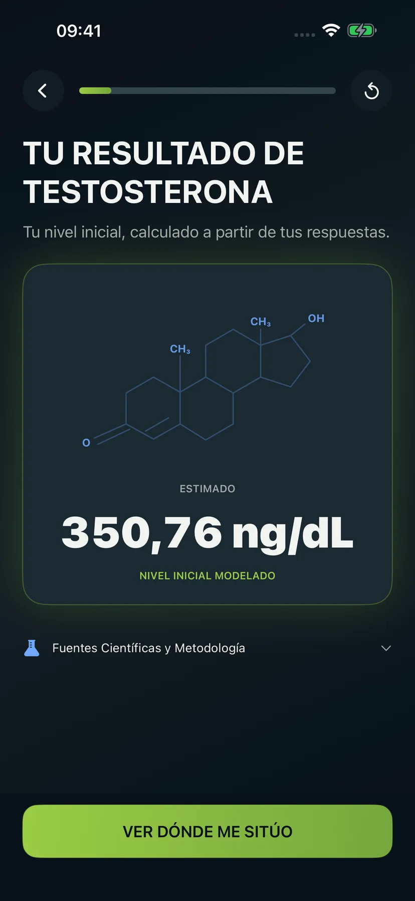 Resultado Starting tras la evaluación